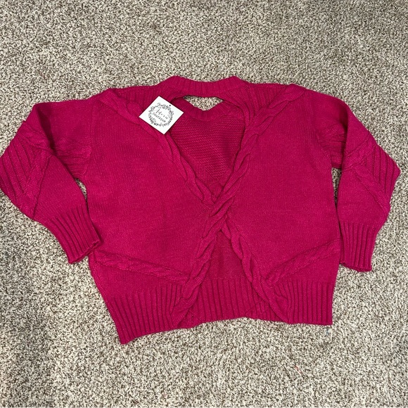 *NEW* Open Back LUSH Sweater - Picture 3 of 6